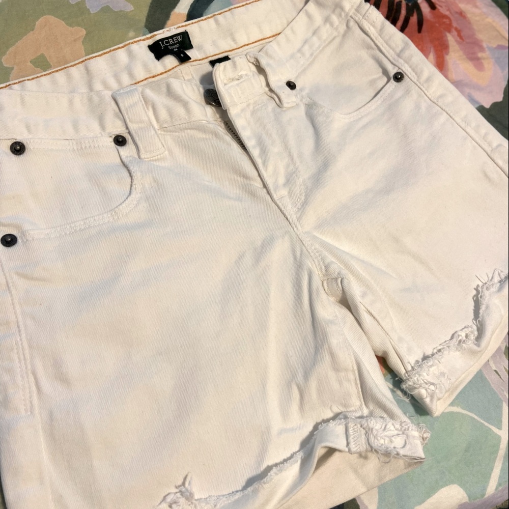 J crew white shorts
